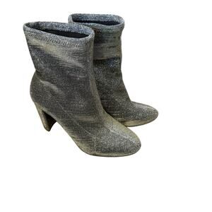 Michael Kors Women’s Size 7 M Metallic Swifty Sparkly Party Sock Boots